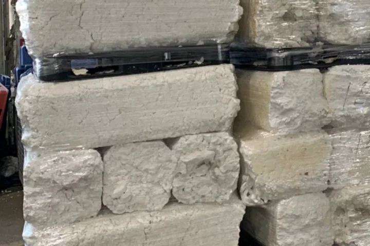 Gepresste EPS-Blöcke