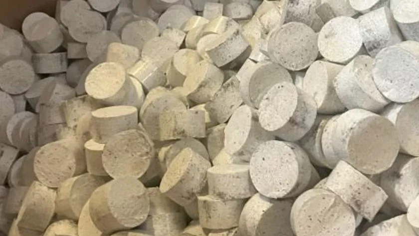 Gepresste und geschnittene EPS-Blöcke